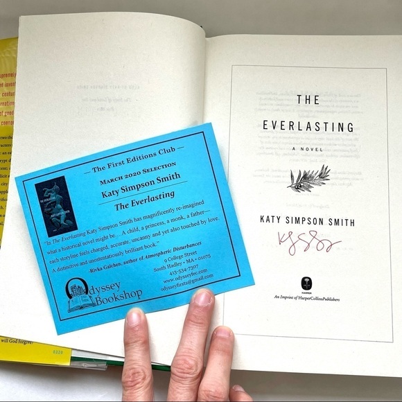 Signed Autographed Hardcover Book Everlasting Katy Simpson Smith - Picture 2 of 7